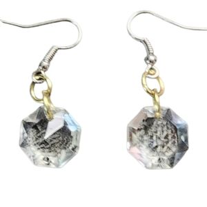 Gold and Silver Dazzling Crystal Earrings